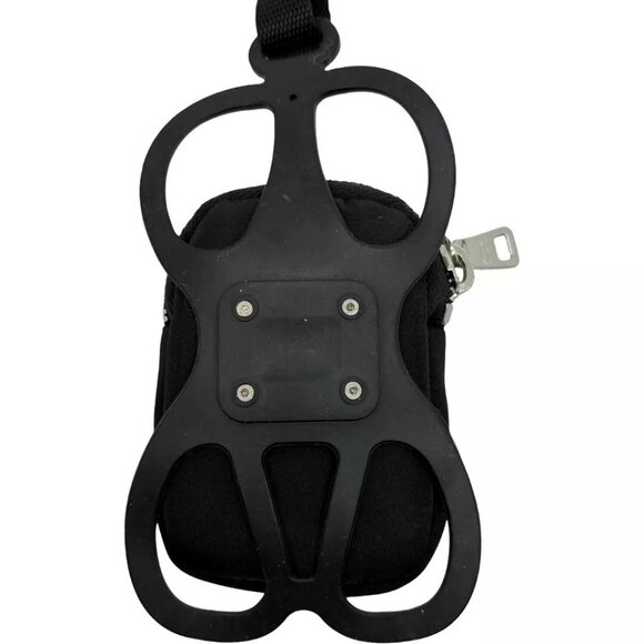 Authentic PRADA Tessuto With Pouch Smart Phone Holder Black Rubber - Picture 10 of 16